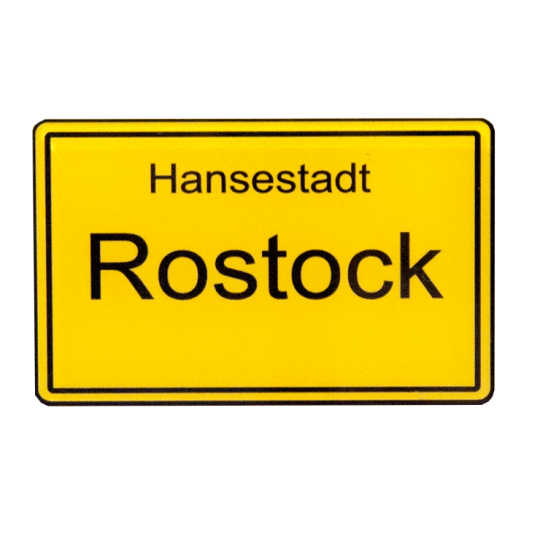 Kühlschrankmagnet - Hansestadt Rostock