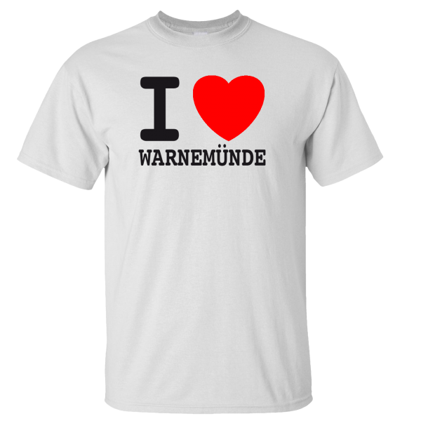 Shirt - I Love Warnemünde