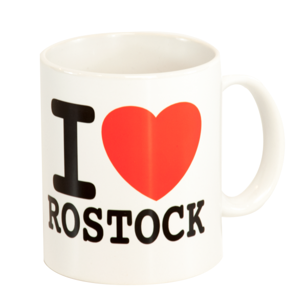 Tasse Weiß - I Love Rostock