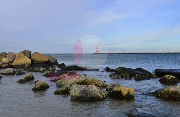 Blick auf Leuchtturm