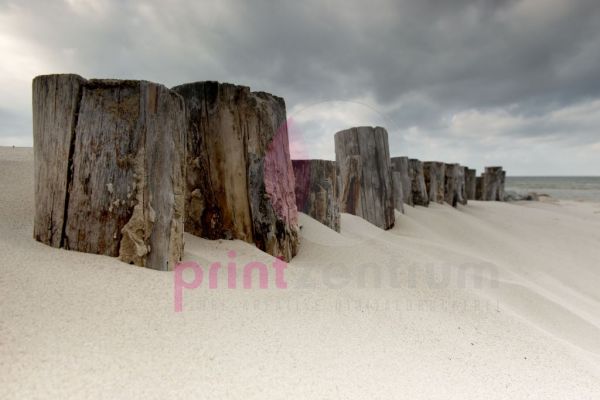 Buhnen am Strand